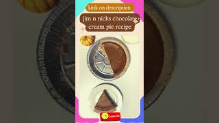 How to Homemade jim n nicks chocolate cream pie recipe [upl. by Romelle798]