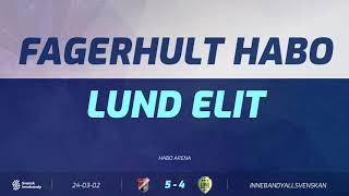 Highlights Allsvenskan Södra Fagerhult Habo IBK  IBK Lund Elit [upl. by Shinberg]