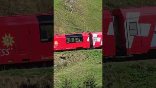 Glacier Express in Andermatt short shorts youtubeshorts [upl. by Eilyab]