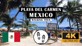 Playa del Carmen  Mexico  Walking Tour [upl. by Robena804]