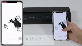 How to Use VLOXO 2023 Newest Bluetooth Tattoo Stencil Printer IOSAndroidWindows [upl. by Cargian]