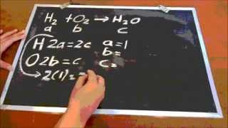 How to Balance Chemical Equation using easy algebra method [upl. by Assirehc]