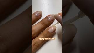 A nail hardener polish will help strengthen your nails ✨ naturalnails [upl. by Scotti679]