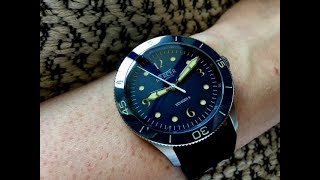 Mercer quotVoyager IIquot A Great Vintage Inspired Dive Watch [upl. by Eityak]