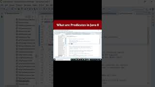 What are predicates in Java 8  Interview Questions and Answers  Code Decode shorts [upl. by Oidualc]