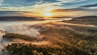 Hyperlapse  morning fog [upl. by Pimbley]