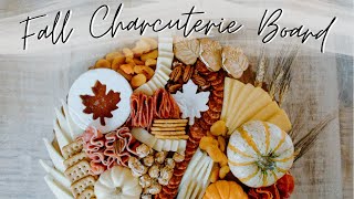 FALL CHARCUTERIE BOARD 🍂🧀🍁 [upl. by Hartfield]