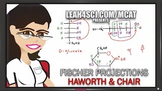 Fischer to Haworth and Chair for Glucose and Fructose Vid 5 of 5 [upl. by Hamish]