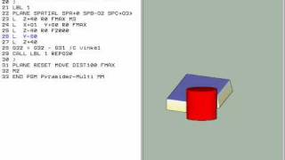 PyramiderMulti TNC530 Valter Isander 2010 motion 5axis CNC program [upl. by Drislane]