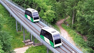 Funiculaire Cossonay  Penthalaz 🇨🇭  Standseilbahn 🇨🇭 Funicular 🇨🇭 [upl. by Hatfield]