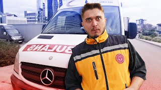 AMBULANS ŞOFÖRÜ OLDUM  Hastalar yamuldu [upl. by Natrav]