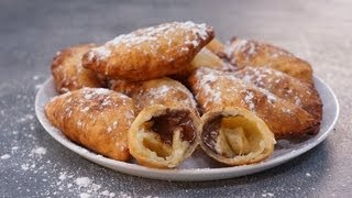 Recette rapide des empanadas banane nutella  beignets [upl. by Terrill]