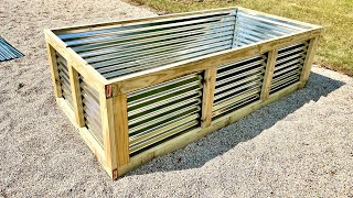 DIY Garden Build  Building Raised Garden Beds Part 4  Bog Life [upl. by Octavus]