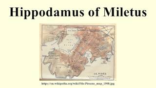 Hippodamus of Miletus [upl. by Nyrak]