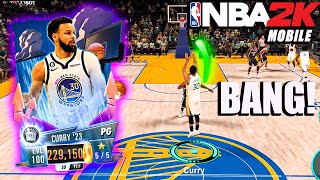 I Broke the 3PT Record with Amber Curry in NBA 2K Mobile [upl. by Ahsaek]