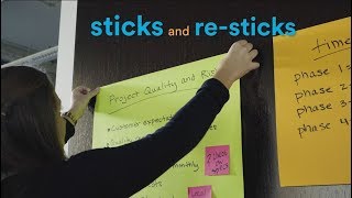 Teamwork with Postit® Super Sticky Big Notes [upl. by Thrasher350]