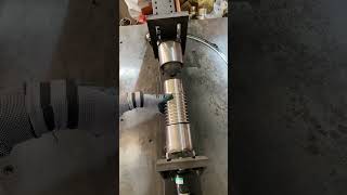 Stainless steel chimney bend bending process Good tools and machinery make work easy [upl. by Kelbee]