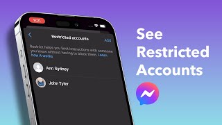 How to See Your Restricted List On Facebook Messenger [upl. by Irahc443]