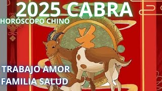 CABRA 2025 HORÓSCOPO CHINO [upl. by Tobie882]