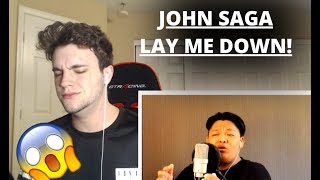 Lay Me Down  Sam Smith John Saga Cover REACTION [upl. by Rosena]