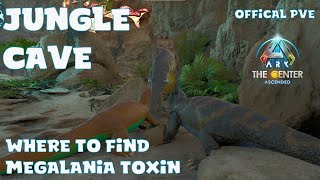 The Center Jungle Cave  Easy Silica Pearls amp Megalania Toxin  Ark Survival Ascended  Official PVE [upl. by Eizus]