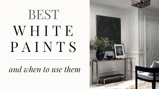 Best White Paints  And When To Use Them [upl. by Posner940]