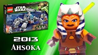 LEGO Star Wars 2013  75013 quotUmbaran MHC Mobile Heavy Cannonquot Ahsoka Tano Figure  Review [upl. by Octavie]