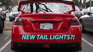 Subispeed TR taillights Black Install Compare to Red Chrome Thoughts [upl. by Camfort]