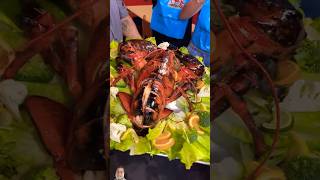 seafood lobstering lobster foodie orangelobster food [upl. by Ymmik]