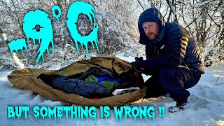 I brought it on myself  Miltec bivvi bag camping in sub zero temperatures [upl. by Lyda]