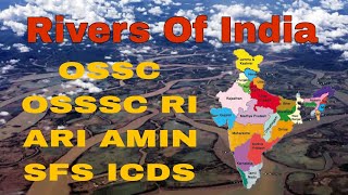 Rivers Of India MCQs  OSSC OSSSC RI ARI AMIN SFS ICDS odischolar ossc osssc [upl. by Arrakat836]