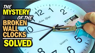 How to Fix a Broken Wall Clock Hands Not Moving [upl. by Oer]