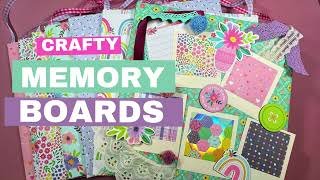 Craft Fair Idea 3 Crafty Memory Boards 🩷 Craft Fair Series 2024 [upl. by Silirama]