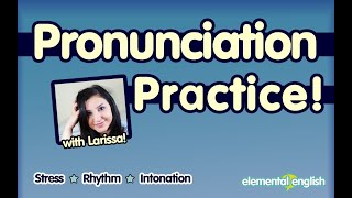 English Pronunciation Practice  Rhythm Connected Speech and Linking [upl. by Wahkuna806]