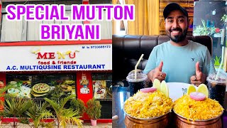 Gobardanga Menu Restaurant  Mutton briyani 🥰❤️ [upl. by Wayland330]