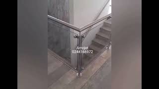 Building in Ghana QUALITY Glass BalustradesWindows Great Job for you Part 1 [upl. by Macintosh]