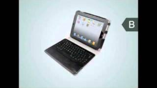 Turn your iPad into a laptop with the iBlueK  Dexims new keyboard and protective case [upl. by Yllac42]