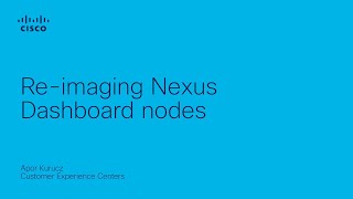 Reimaging Nexus Dashboard nodes [upl. by Kahl]