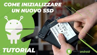 COME INIZIALIZZARE UN NUOVO SSD locazione e ripartizione su windows 11 [upl. by Laux447]