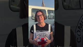 mirjana spoljaric egger red cross about the situation in gaza [upl. by Vladi]