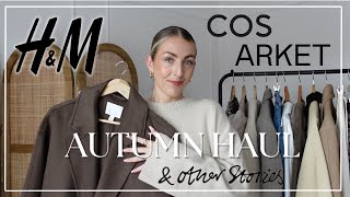 NEW IN AUTUMN HAUL HampM ARKET COS ZARA amp SEZANE Katie Peake [upl. by Brost659]