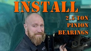 25 Ton Pinion Bearing Install [upl. by Engvall207]