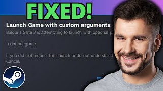 Fix Launch Game With Custom Arguments Error on Steam [upl. by Chemesh241]