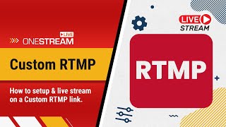 How to Live Stream on a Custom RTMP Link [upl. by Ilka]