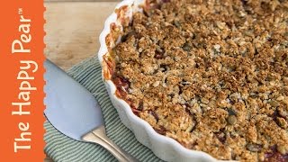 How to make Rhubarb Crumble  Super Easy Dessert Recipe [upl. by Noived742]