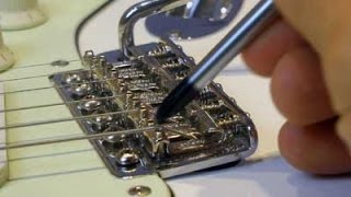 How To Set Up a Vintage Strat Six Bolts Screws Tremolo for Best Floating Performance [upl. by Byers168]