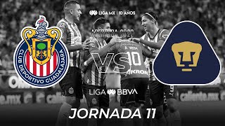 Resumen y Goles  Chivas vs Pumas  Liga BBVA MX  Apertura 2022  Jornada 11 [upl. by Aihsemaj775]