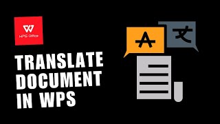 Quickly Translate Your Document How to Translate Your Document in WPS Office Mobile App [upl. by Paluas]