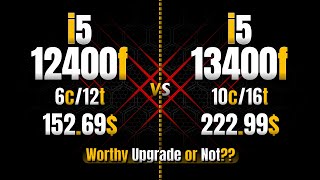 i5 12400f vs i5 13400f  15 Games Tested  Which one to buy [upl. by Catherin]