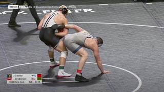 197lbs Julien Broderson Iowa State vs Austin Cooley West Virginia [upl. by Allecram293]